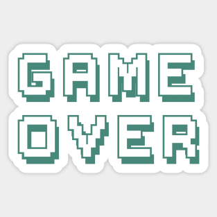 GAME OVER Sticker